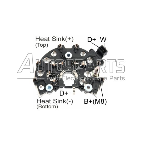 RB-107H - MOBILETRON, ΑΝΟΡΘΩΣΗ ΔΥΝΑΜΟΥ BOSCH 122mm 50Amp RB-107H - MOBILETRON, ΑΝΟΡΘΩΣΗ ΔΥΝΑΜΟΥ BOSCH 122mm 50Amp