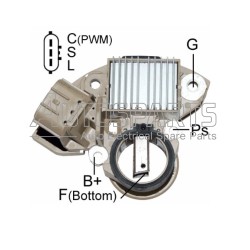 IA4865 - PROTECH, ΑΥΤΟΜΑΤΟΣ ΔΥΝΑΜΟΥ MITSUBISHI 14V NISSAN