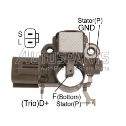 VR-H2009-7H - MOBILETRON, ΑΥΤΟΜΑΤΟΣ ΔΥΝΑΜΟΥ MITSUBISHI 14V FORD