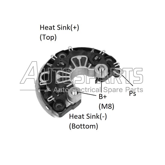 IBR266 - TRANSPO, ΑΝΟΡΘΩΣΗ ΔΥΝΑΜΟΥ BOSCH 129mm 50Amp