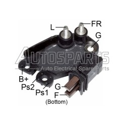 593529 -  VALEO O.E, ΑΥΤΟΜΑΤΟΣ ΔΥΝΑΜΟΥ VALEO 14V CITROEN, PEUGEOT