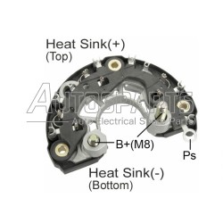 IBR244 - TRANSPO, ΑΝΟΡΘΩΣΗ ΔΥΝΑΜΟΥ BOSCH 120mm 50Amp