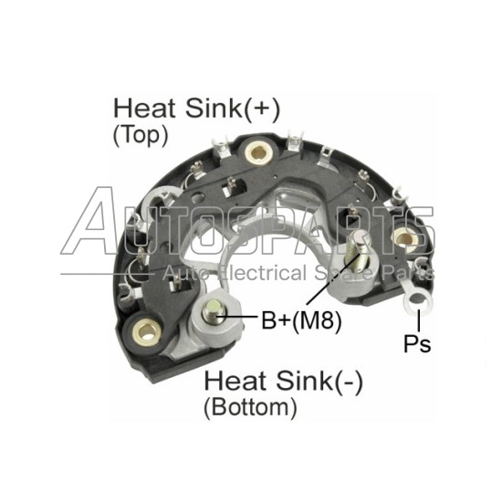 IBR244 - TRANSPO, ΑΝΟΡΘΩΣΗ ΔΥΝΑΜΟΥ BOSCH 120mm 50Amp