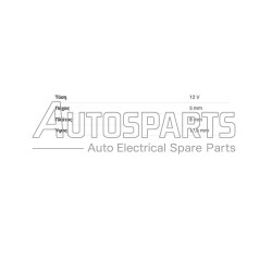 BX185 - GEBE, ΚΑΡΒΟΥΝΑ ΔΥΝΑΜΟΥ BOSCH 12V 5x8x15 