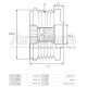 535000110 - INA, ΚΑΣΤΑΝΙΑ ΔΥΝΑΜΟΥ VW GROUP 