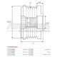 33579.1 - GEBE, ΚΑΣΤΑΝΙΑ ΔΥΝΑΜΟΥ VALEO PEUGEOT, CITROEN
