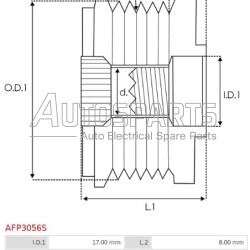 333083 - CARGO, ΚΑΣΤΑΝΙΑ ΔΥΝΑΜΟΥ VALEO OPEL, FIAT MYLTIJET