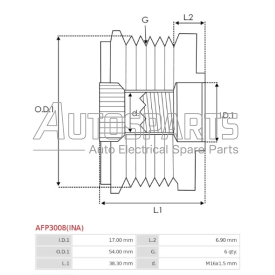 236995 - CARGO, ΚΑΣΤΑΝΙΑ ΔΥΝΑΜΟΥ VALEO OPEL, FIAT, SUZUKI