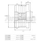 332100 - CARGO,ΚΑΣΤΑΝΙΑ ΔΥΝΑΜΟΥ VALEO MERCEDES C, E, ML, SPRINTER, VITO