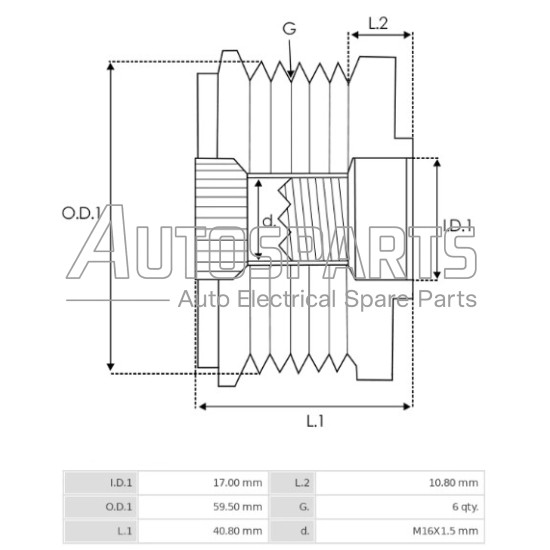 35482.1 - GEBE, ΚΑΣΤΑΝΙΑ ΔΥΝΑΜΟΥ OPEL ASTRA J CDTi