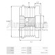 35392.1 - GEBE, ΚΑΣΤΑΝΙΑ ΔΥΝΑΜΟΥ MERCEDES C, CLC, CLK, E, SLK