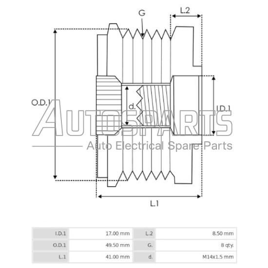33578.1 - GEBE, ΚΑΣΤΑΝΙΑ ΔΥΝΑΜΟΥ JEEP GRAND CHEROKEE