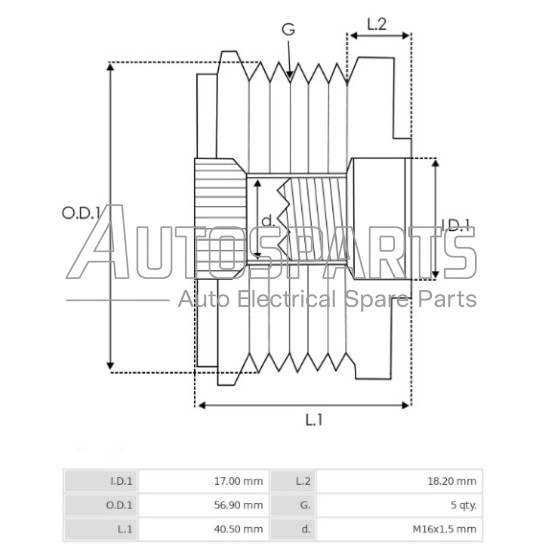 535018710 - INA, ΚΑΣΤΑΝΙΑ ΔΥΝΑΜΟΥ HYUNDAI ACCENT, MATRIX, KIA CEED, PICANTO