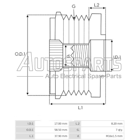 535012810 - INA, ΚΑΣΤΑΝΙΑ ΔΥΝΑΜΟΥ FORD TRANSIT, LAND ROVER, TOYOTA
