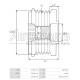 234401 - CARGO, ΚΑΣΤΑΝΙΑ ΔΥΝΑΜΟΥ FORD MONDEO 