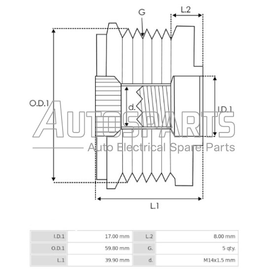 35436.1 - GEBE, ΚΑΣΤΑΝΙΑ ΔΥΝΑΜΟΥ DENSO TOYOTA 