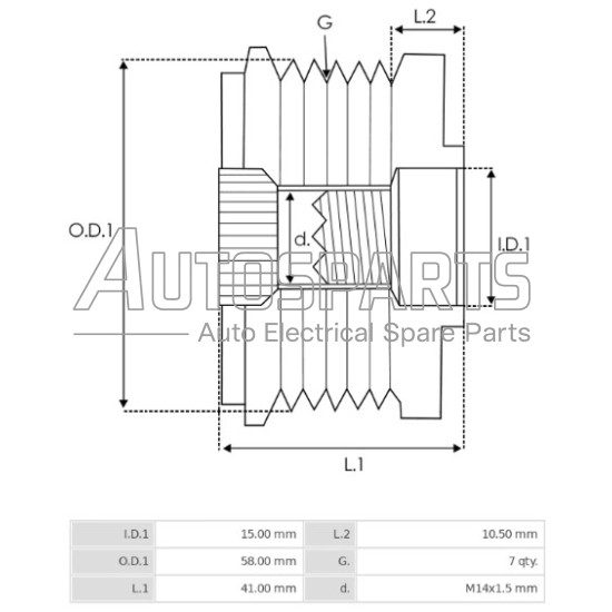535017310 - INA, ΚΑΣΤΑΝΙΑ ΔΥΝΑΜΟΥ DENSO TOYOTA 