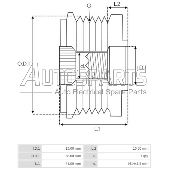 IA6877 - PROTECH, ΚΑΣΤΑΝΙΑ ΔΥΝΑΜΟΥ DENSO TOYOTA