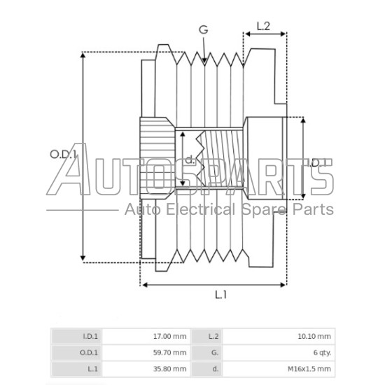 233990 - CARGO, ΚΑΣΤΑΝΙΑ ΔΥΝΑΜΟΥ DENSO HYUNDAI, KIA