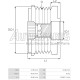 35397.1 - GEBE, ΚΑΣΤΑΝΙΑ ΔΥΝΑΜΟΥ DENSO FORD, VOLVO 