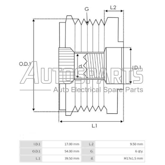35390.1 - GEBE, ΚΑΣΤΑΝΙΑ ΔΥΝΑΜΟΥ DENSO FIAT, OPEL MULTIJET