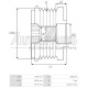 333085 - CARGO, ΚΑΣΤΑΝΙΑ ΔΥΝΑΜΟΥ DENSO BMW, MINI ONE D, HYUNDAI H1, KIA SORENTO CRDi