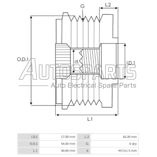 535011210 - INA, ΚΑΣΤΑΝΙΑ ΔΥΝΑΜΟΥ DENSO ALFA ROMEO, FIAT, LANCIA, SAAB