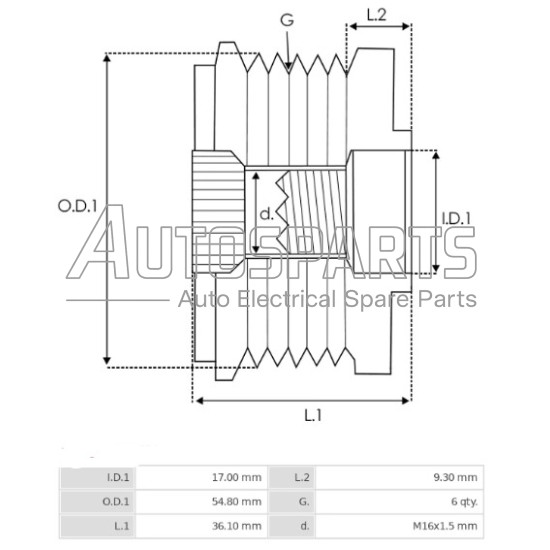 35388.1 - GEBE, ΚΑΣΤΑΝΙΑ ΔΥΝΑΜΟΥ CITROEN, FIAT, IVECO, PEUGEOT