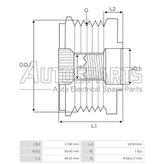 35374.1 - GEBE, ΚΑΣΤΑΝΙΑ ΔΥΝΑΜΟΥ CHRYSLER, JEEP, MERCEDES