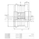 35318.1 - GEBE, ΚΑΣΤΑΝΙΑ ΔΥΝΑΜΟΥ BOSCH, DENSO, HITACHI