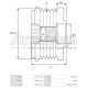 33560.1 - GEBE, ΚΑΣΤΑΝΙΑ ΔΥΝΑΜΟΥ BOSCH MERCEDES 