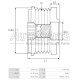 35465.1 - GEBE, ΚΑΣΤΑΝΙΑ ΔΥΝΑΜΟΥ ALFA ROMEO, FIAT, OPEL