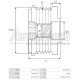 35447.1 - GEBE, ΚΑΣΤΑΝΙΑ ΔΥΝΑΜΟΥ ALFA ROMEO, FIAT, FORD, JEEP, MAZDA, VOLVO