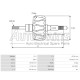IB6092 - PROTECH, ΠΟΜΠΙΝΑ ΔΥΝΑΜΟΥ DENSO 12V 100Amp