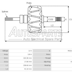 IA6340 - PROTECH, ΠΟΜΠΙΝΑ ΔΥΝΑΜΟΥ BOSCH 12V 