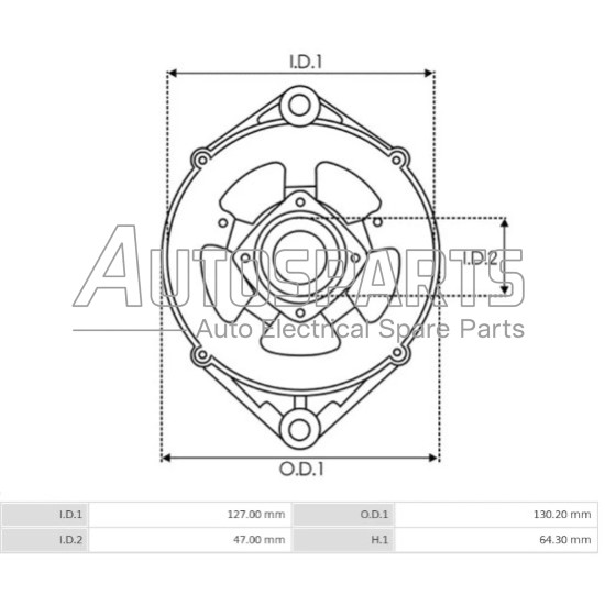 IA5170 - PROTECH, ΚΑΠΑΚΙ ΔΥΝΑΜΟΥ BOSCH ΕΜΠΡΟΣΘΙΟ 