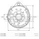 ABR0099S - AS-PL, ΚΑΠΑΚΙ ΔΥΝΑΜΟΥ BOSCH ΟΠΙΣΘΙΟ 