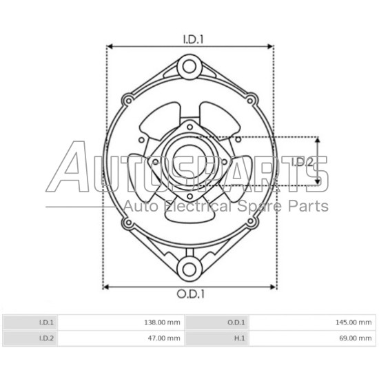 ABR0071S - AS-PL, ΚΑΠΑΚΙ ΔΥΝΑΜΟΥ BOSCH