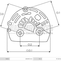 IB5205 - PROTECH, ΚΑΠΑΚΙ ΔΥΝΑΜΟΥ DENSO ΜΕΤΑΛΛΙΚΟ (ΠΛΕΥΡΑ ΣΥΛΛΕΚΤΗ)