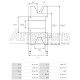 IB6251 - PROTECH, ΤΡΟΧΑΛΙΑ ΔΥΝΑΜΟΥ MITSUBISHI