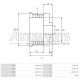 AP0021 - AS-PL, ΤΡΟΧΑΛΙΑ ΔΥΝΑΜΟΥ BOSCH 5PK