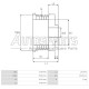 AP3004 - AS-PL, ΤΡΟΧΑΛΙΑ ΔΥΝΑΜΟΥ 5PK RENAULT