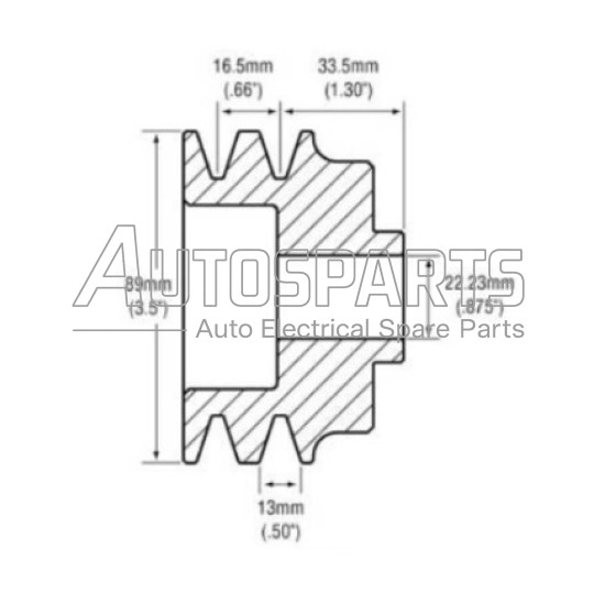 24-1501 - WAIGLOBAL, ΤΡΟΧΑΛΙΑ ΔΥΝΑΜΟΥ DELCO REMY CATERPILLAR