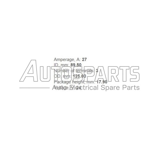 IA6154 - PROTECH, ΠΗΝΙΟ ΔΥΝΑΜΟΥ BOSCH 24V 27Amp