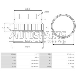 178124 - ENKO, ΠΗΝΙΟ ΔΥΝΑΜΟΥ BOSCH 24V 