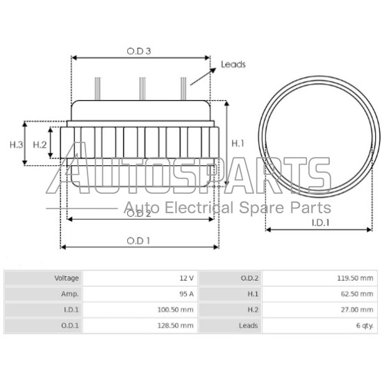 136213 - CARGO, ΠΗΝΙΟ ΔΥΝΑΜΟΥ FORD 12V 
