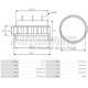 131045 - CARGO, ΠΗΝΙΟ ΔΥΝΑΜΟΥ BOSCH 24V 55Amp 4 ΕΞΟΔΟΥΣ