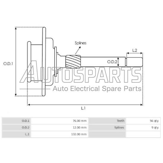 234387 - CARGO, ΔΟΡΥΦΟΡΟΣ ΜΙΖΑΣ VALEO V.W T4