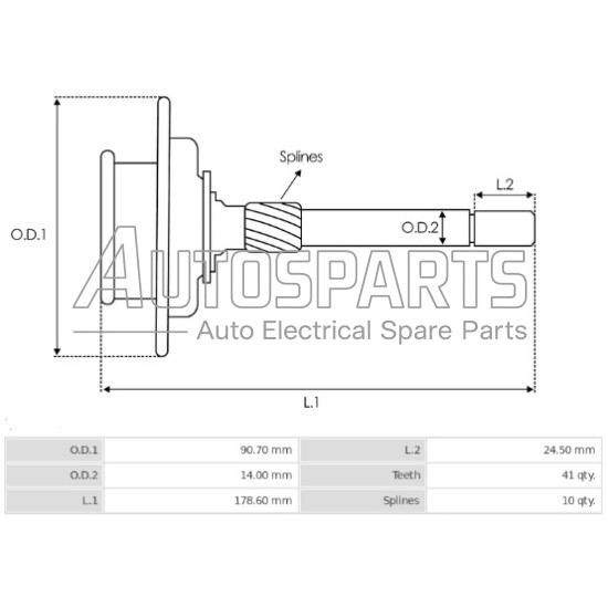 SG0022 - AS-PL, ΔΟΡΥΦΟΡΟΣ ΜΙΖΑΣ BOSCH SERIES