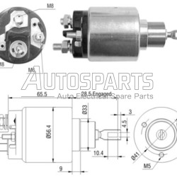ZM2473 - ZM, ΜΠΟΥΤΟΝ ΜΙΖΑΣ BOSCH 12V OPEL 